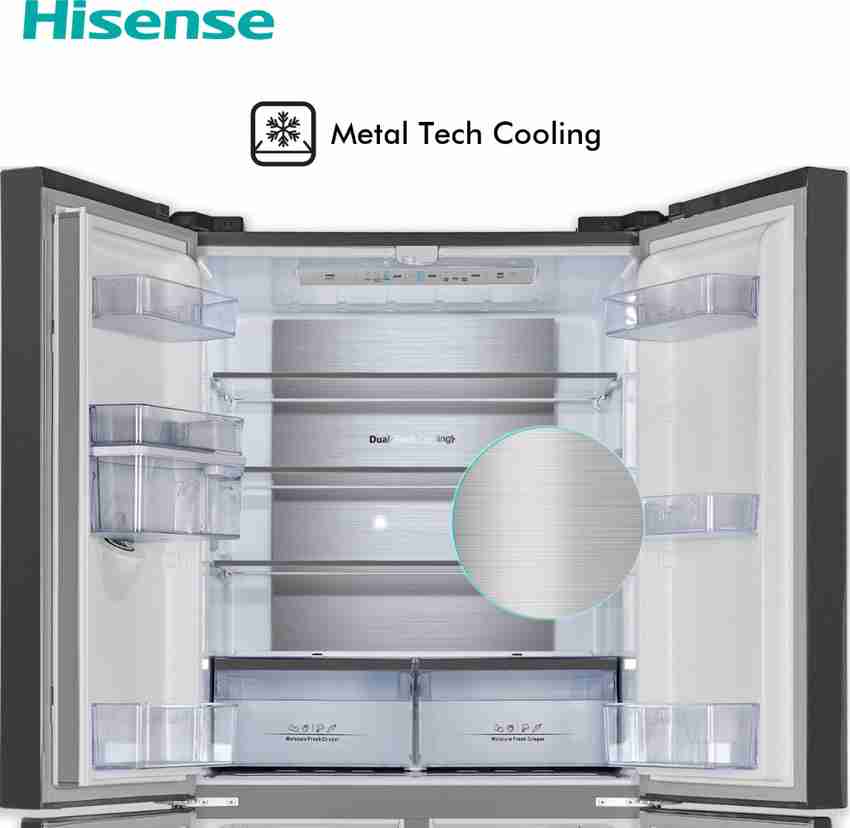 Hisense 507l french deals door refrigerator review