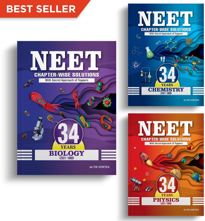 Educart NEET 2024 Solved Papers PHYSICS CHEMISTRY BIOLOGY, 05/15/2024 ...