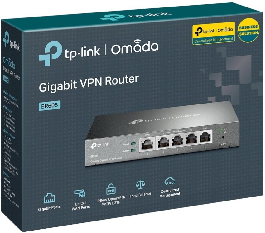 TP-Link Omada ギガビット マルチWAN VPNルーター ER605 - 無線LANルーター