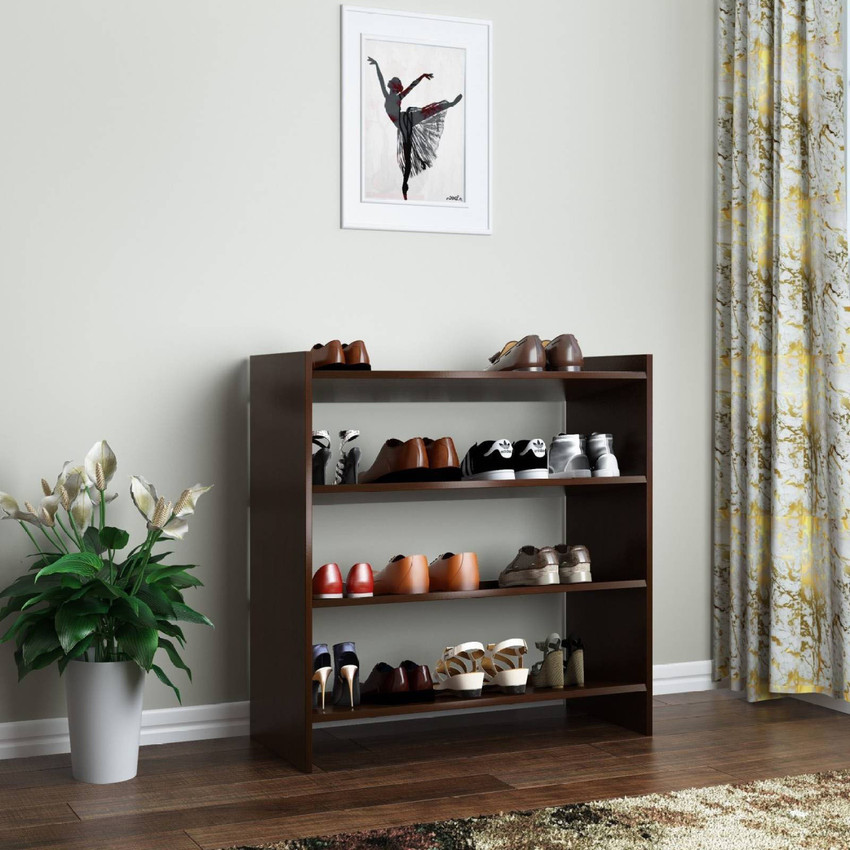 Floresta Wud Beautiful Open Shoes Rack Engineered Wood Shoe Rack Price in India Buy Floresta Wud Beautiful Open Shoes Rack Engineered Wood Shoe Rack online at Flipkart
