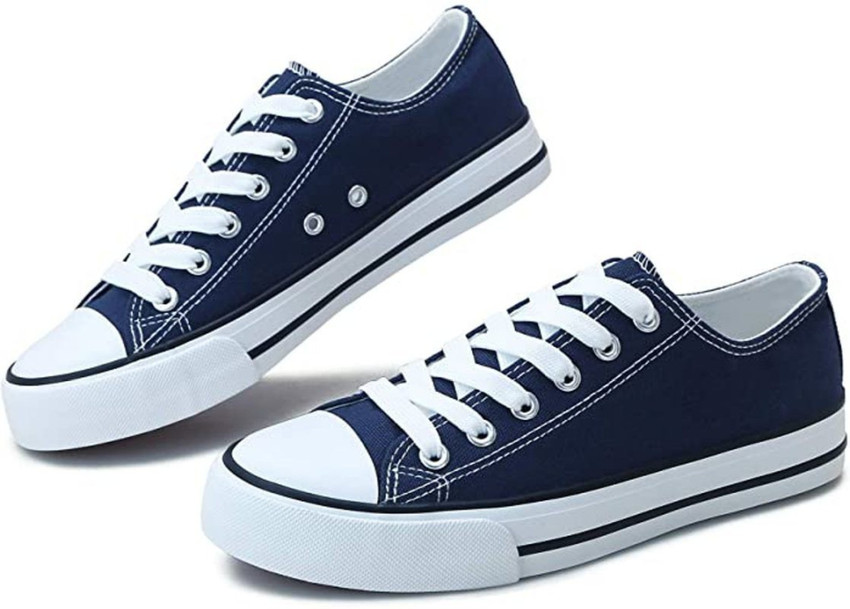 Blue sneakers top