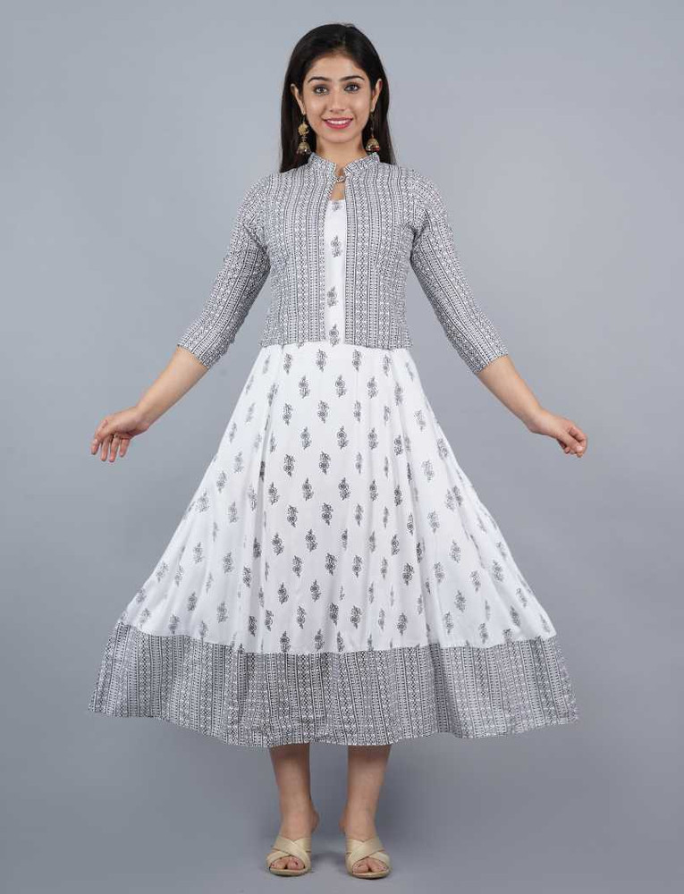 ASHISH PRINT Women Floral Print A line Kurta Buy ASHISH PRINT
