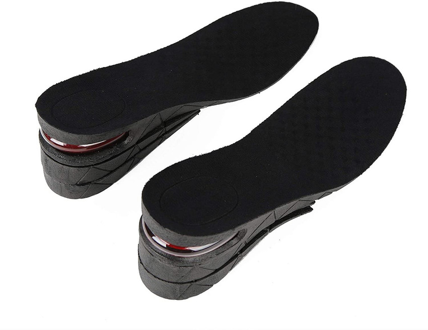 AlexVyan 3 Layer 7cm Height Increase insole Shoes Pad Air Cushion