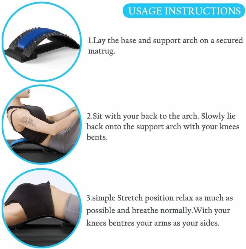 Magic Back Support Plus Stretch Mate Adjustable Back Right Lumbar