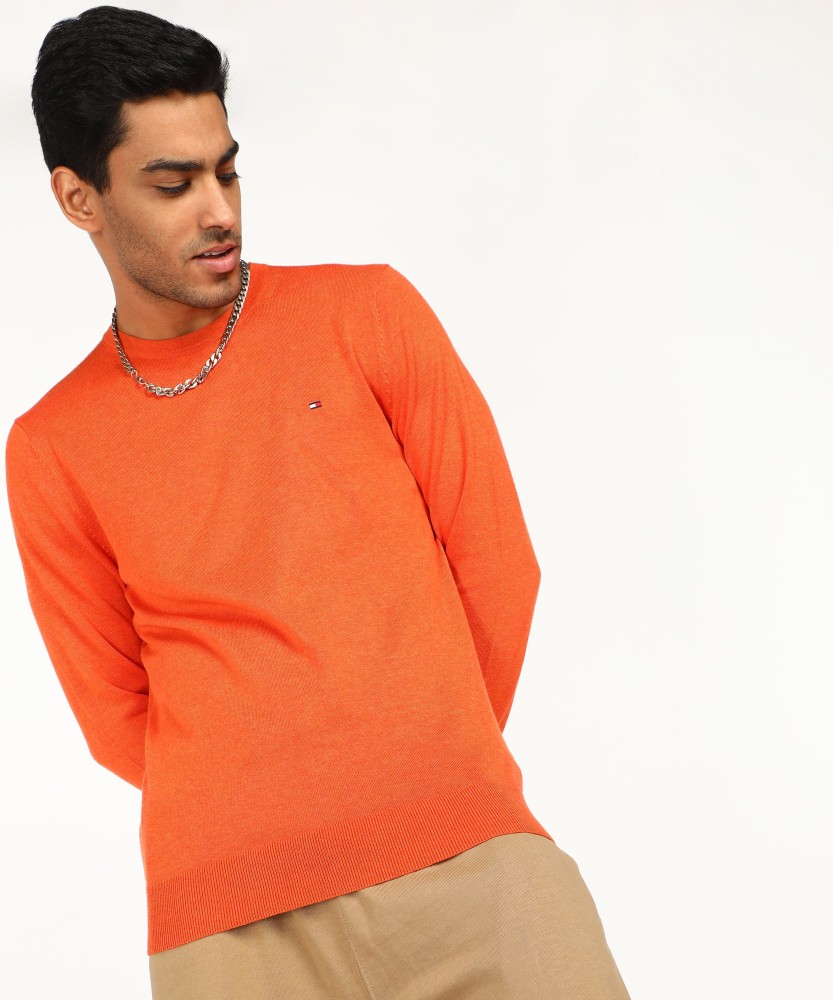 Tommy hilfiger 2025 orange sweater