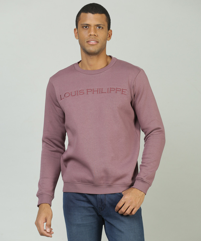 LOUIS PHILIPPE Full Sleeve Embroidered Men Sweatshirt - Buy LOUIS PHILIPPE  Full Sleeve Embroidered Men Sweatshirt Online at Best Prices in India |  Flipkart.com