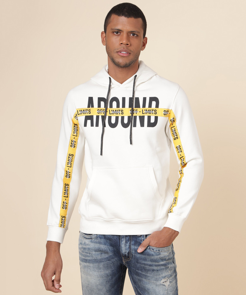 Yellow discount hoodie flipkart