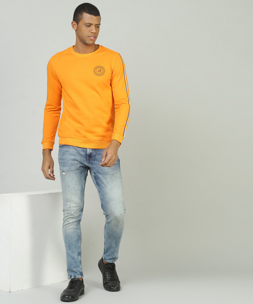 Yellow orange sweatshirt shop