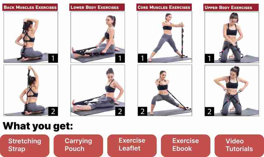 Fitcozi Yoga Belt for Women Men 10 Loops Yoga Strap for Stretching Polyester Yoga Strap Price in India Buy Fitcozi Yoga Belt for Women Men 10 Loops Yoga Strap for Stretching