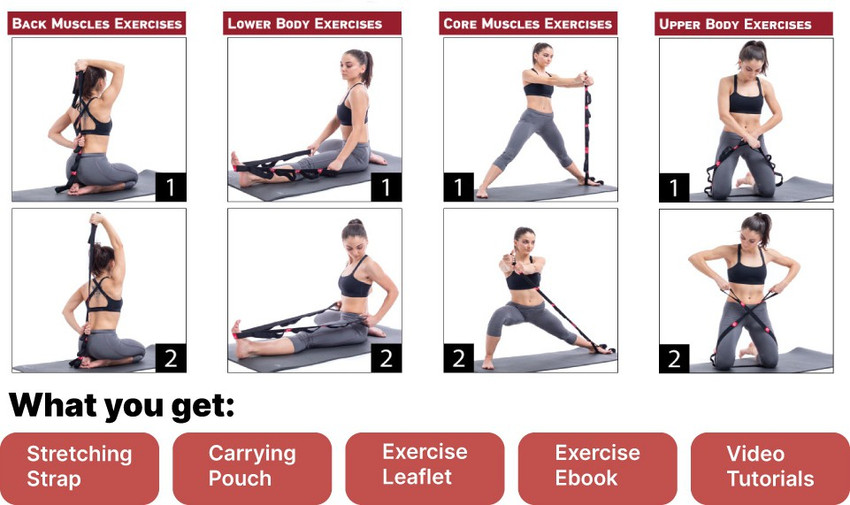 Fitcozi Yoga Belt for Women Men 10 Loops Yoga Strap for Stretching Polyester Yoga Strap Price in India Buy Fitcozi Yoga Belt for Women Men 10 Loops Yoga Strap for Stretching