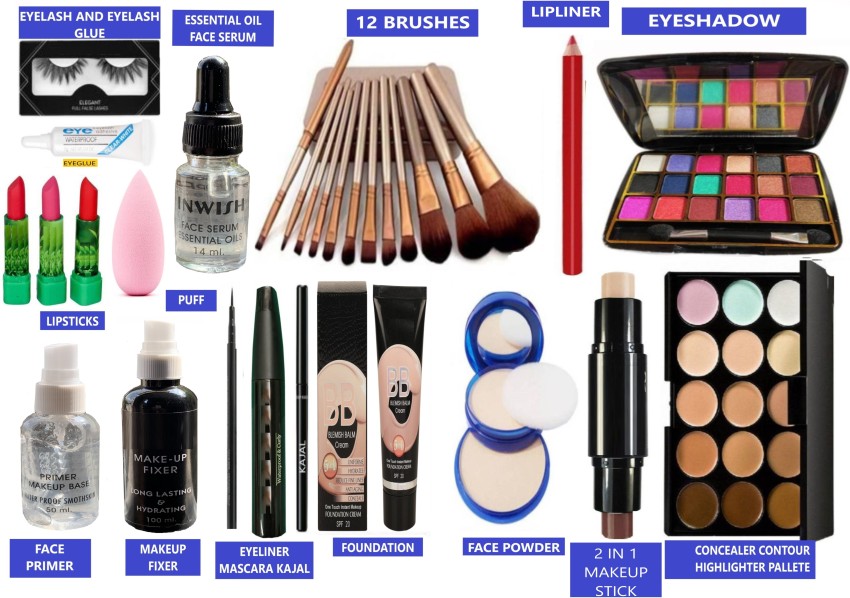 INWISH daily use makeup kit for girls women with all products set