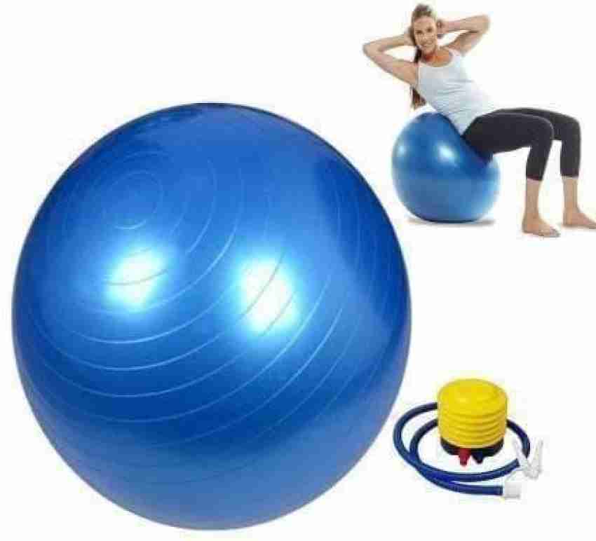 Anti-Burst Gym Ball 65cm, Printed, Blue