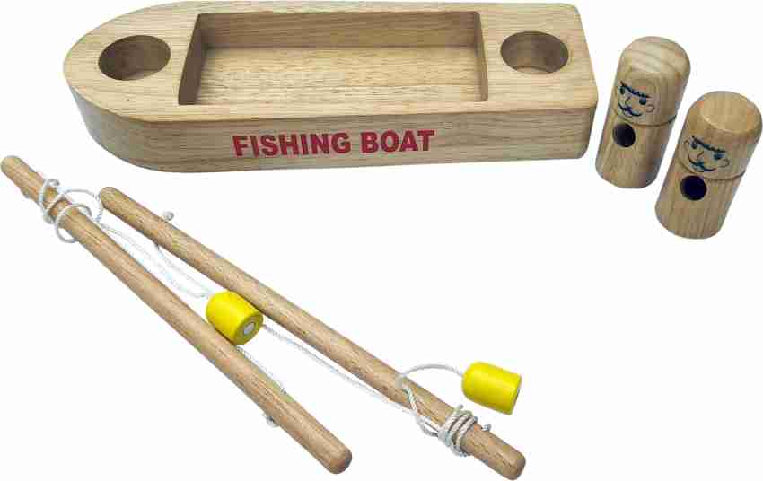 Buy Vintage Fishing Puzzle in Small Wooden Box Online in India 