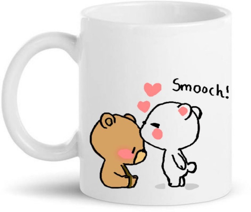 Cute Mugs Bear Tea Cup Milk Couple