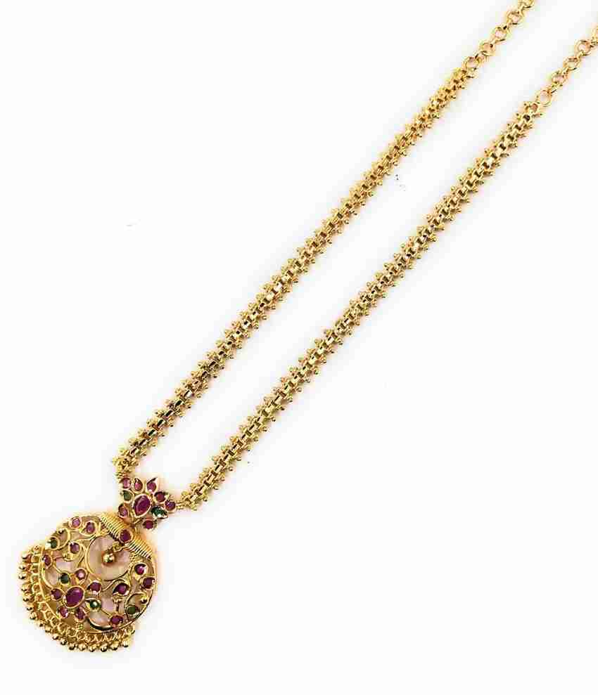 Gold covering discount chain with price