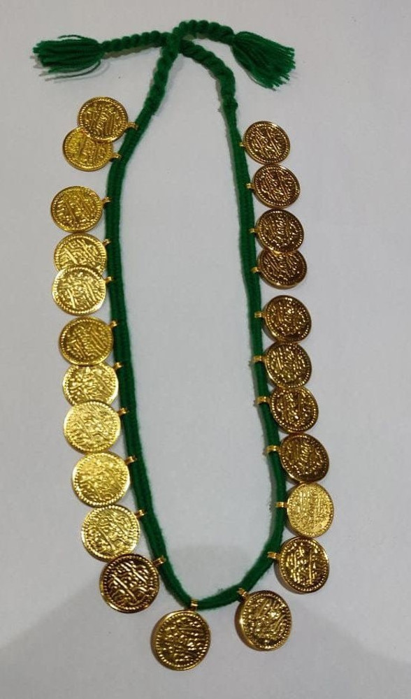 Gold shop coin mala