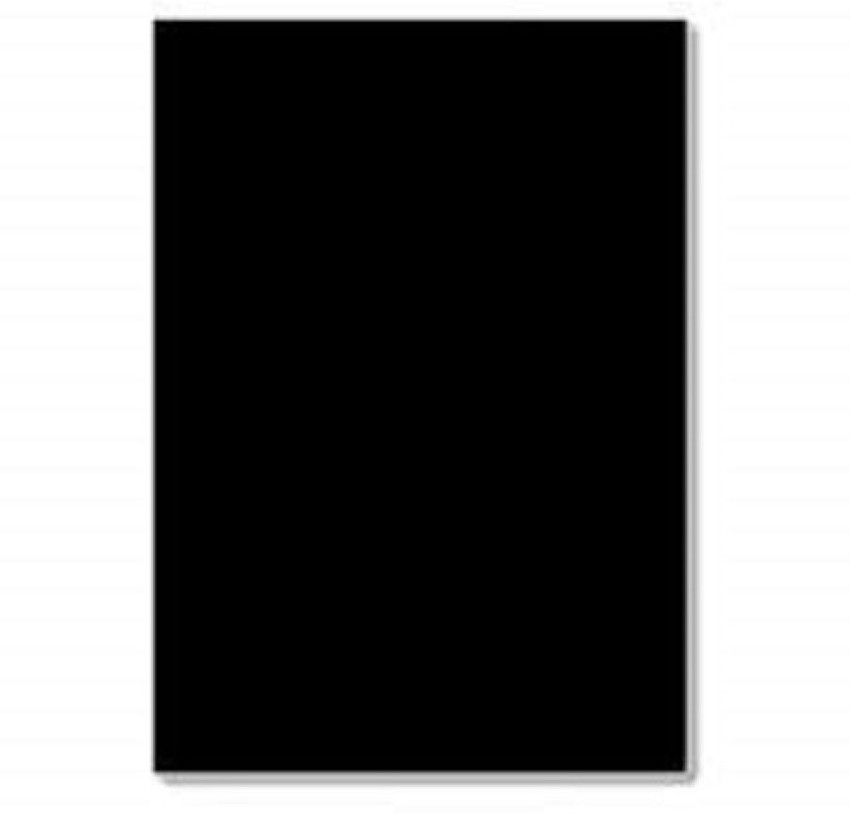 Eclet 40 pcs Black Color Sheets (180-240 GSM) Copy Printing Papers/Art and Craft  Paper