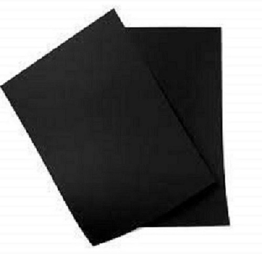 DSR A3 Black Paper Best for Art & Craft Work, Project Work  (Pack of 50) Pack of 50 Sheets-Black - Coloured Paper 180 GSM 180 gsm A3  Paper - A3 Paper