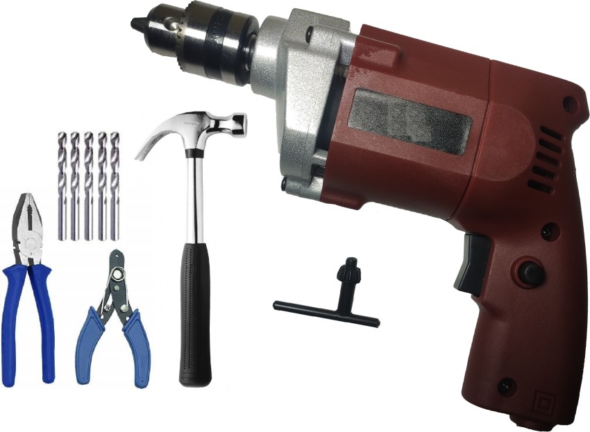 Tulsway Heavy Duty 10mm 300 W Electric Drill Machine with 1. Plier