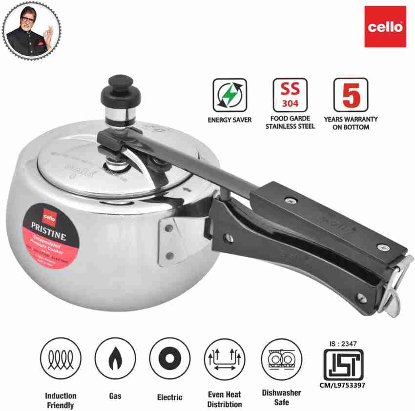 cello Pristine Encapsulated Inner Lid 2 L Induction Bottom