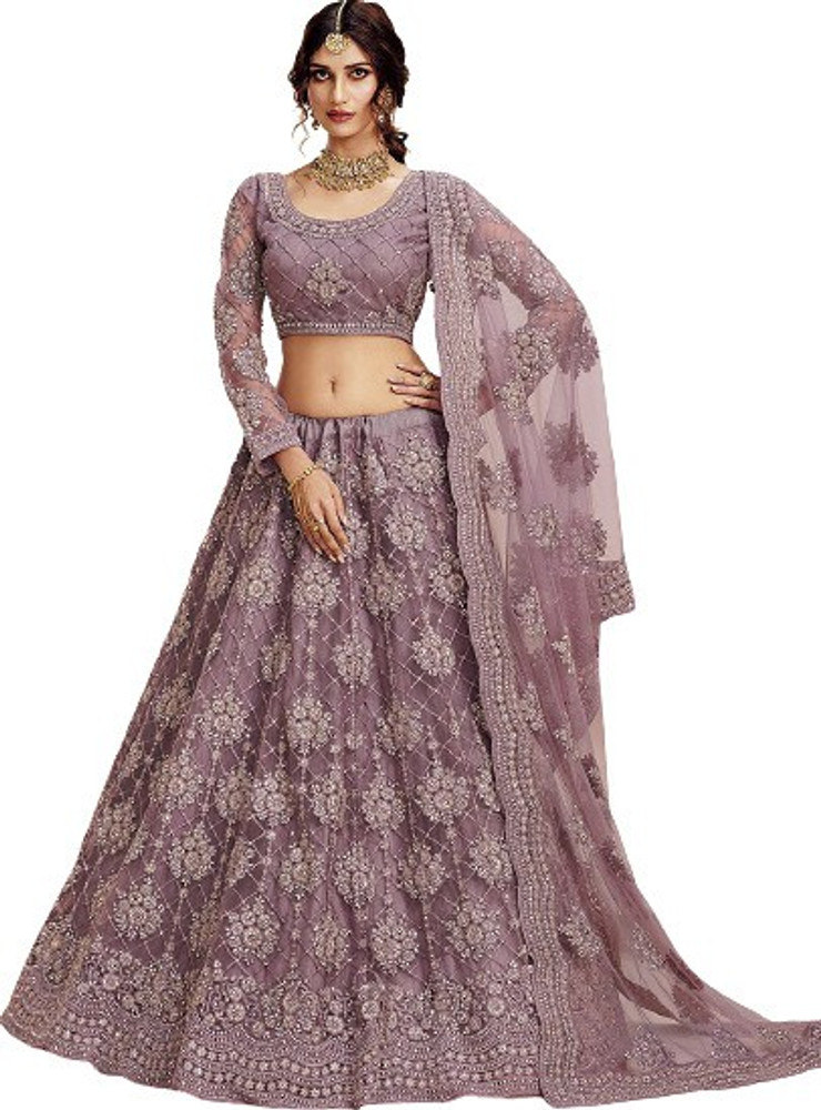B4U FASHION Solid Semi Stitched Lehenga Choli Buy B4U