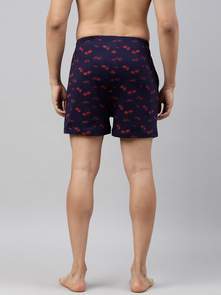DIXCY SCOTT Printed Men Dark Blue Night Shorts Buy DIXCY SCOTT