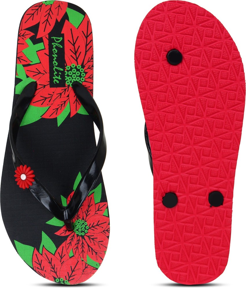 Phonolite Women stylish women printed flip flop hawai chappal