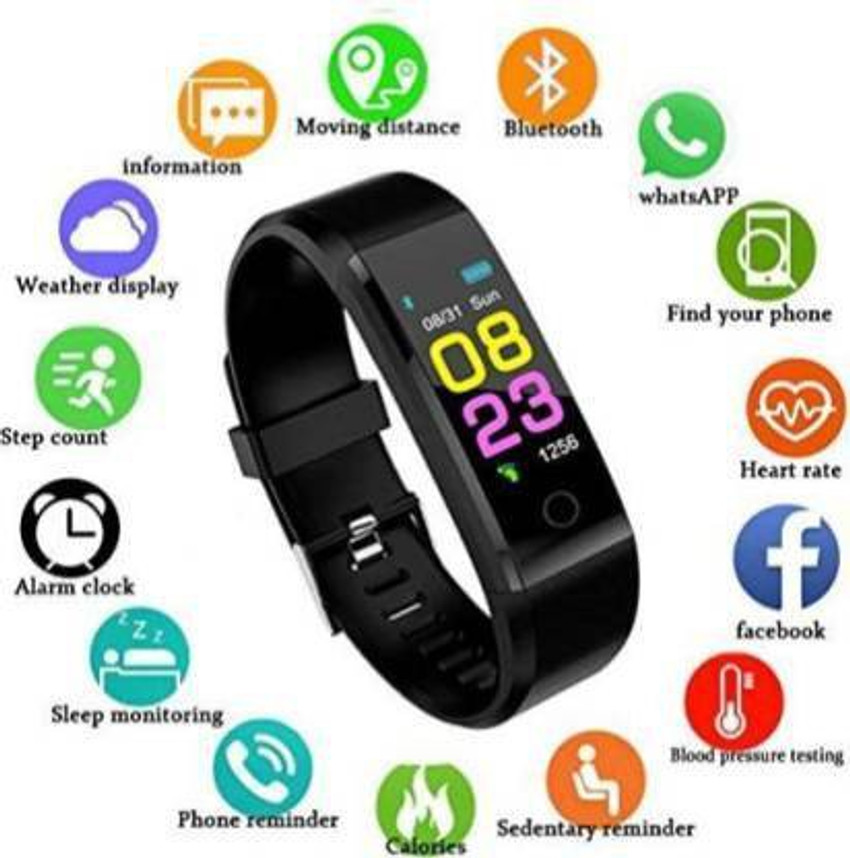 Tec bluetooth smart outlet wristband id115