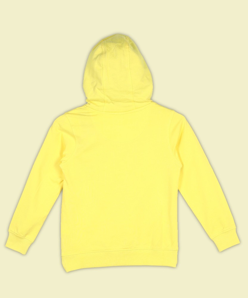 Yellow discount hoodie flipkart