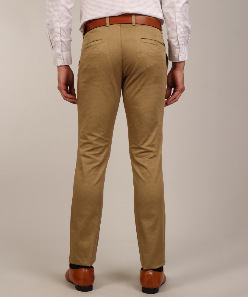 Parx Casual Trousers  Buy Parx Green Solid Casual Trouser Online  Nykaa  Fashion