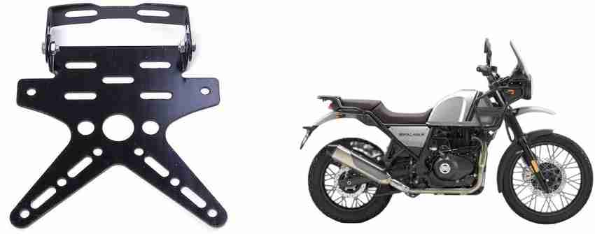 Kunjzone License Number Plate Frame Holder Tail Tidy Black For