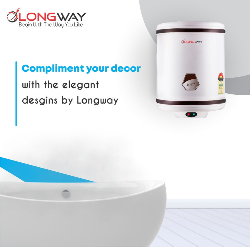 Longway 15 L Storage Water Geyser (HOT PLUS, Off-White) Price in India -  Buy Longway 15 L Storage Water Geyser (HOT PLUS, Off-White) online at  Flipkart.com