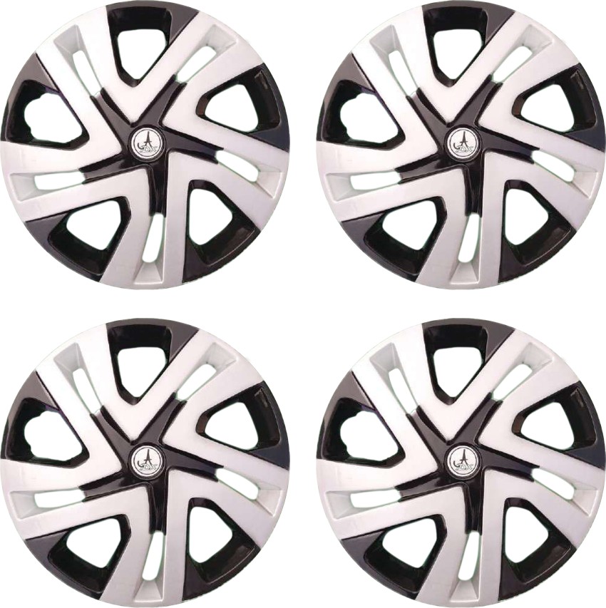 HOTRENZ WHEEL COVER 13 INCH SILVER BLACK COLOR Wheel Cover For