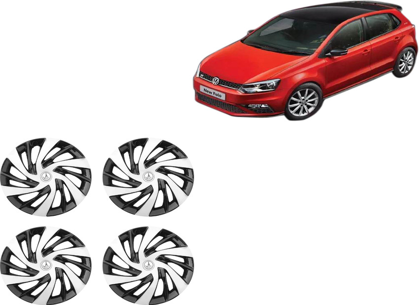 HOTRENZ CAR WHEEL COVER 15 INCH DUAL COLOR FOR NEW POLO Wheel