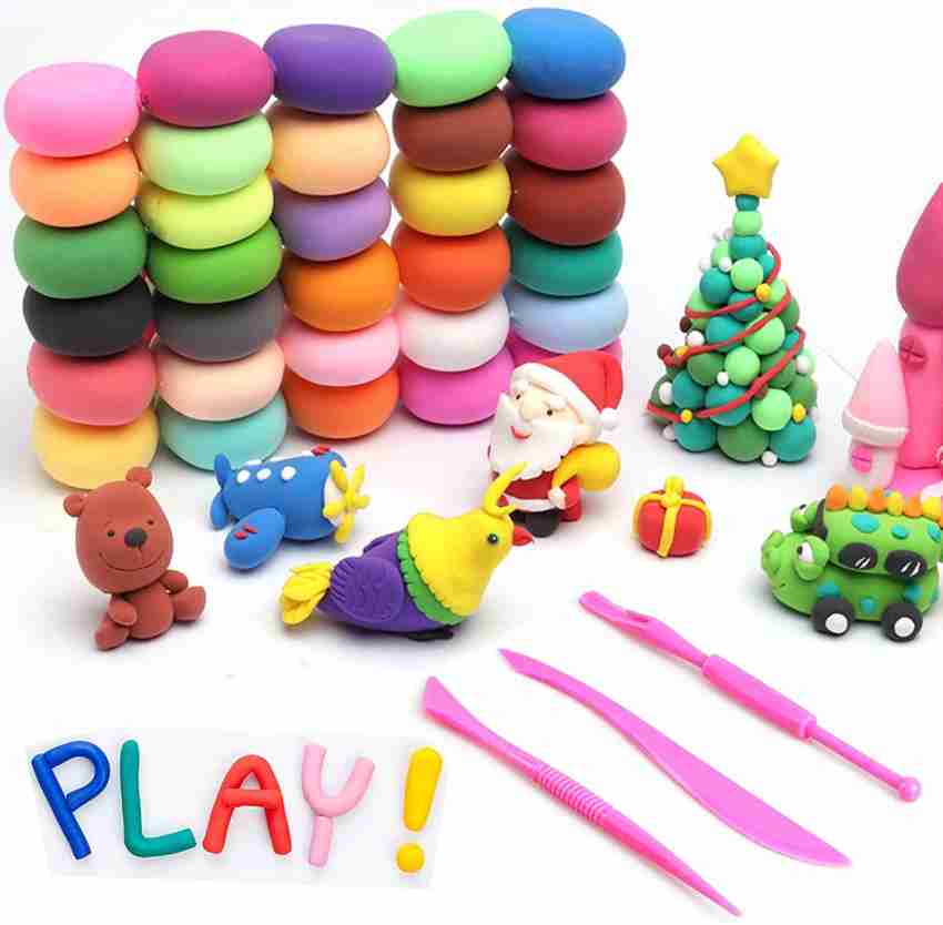 GAMLOID 12 Color Light Air Dry Modelling Clay Super Light DIY  Soft Educational Toys - Clay Art & Modeling