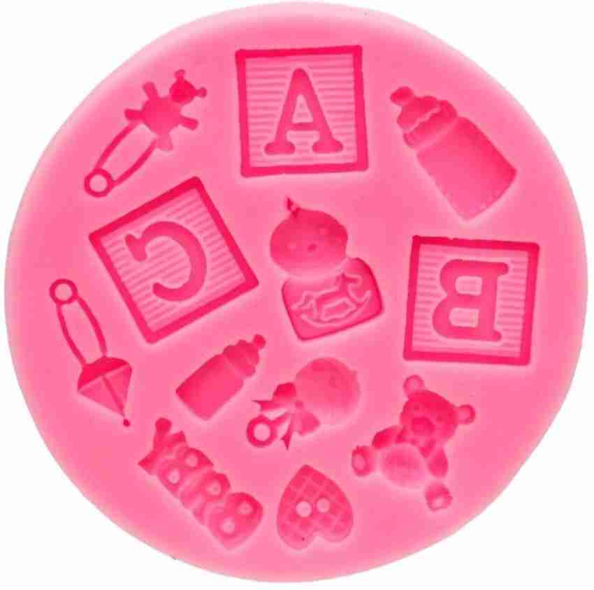 Ditya Crafts Resin Silicone Baby Shower Theme Mould for Chocolate Icing Baking Cake and Craft Decoration Resin Silicone Baby Shower Theme Mould for Chocolate Icing Baking Cake and Craft Decoration sho...