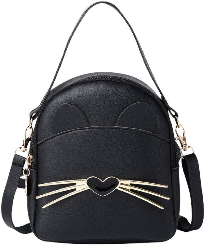 VISMIINTREND Cute small crossbody cat shaped bag 2.5 L Backpack