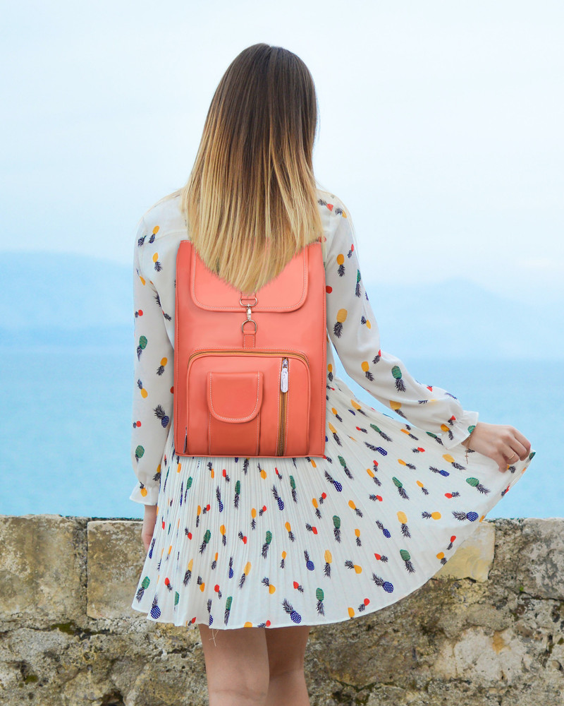 FD FASHION college backpack for girls backpack women college bags Branded backpack Backpack for girls and women Women Backpack 15 L Backpack Orange Price in India Flipkart