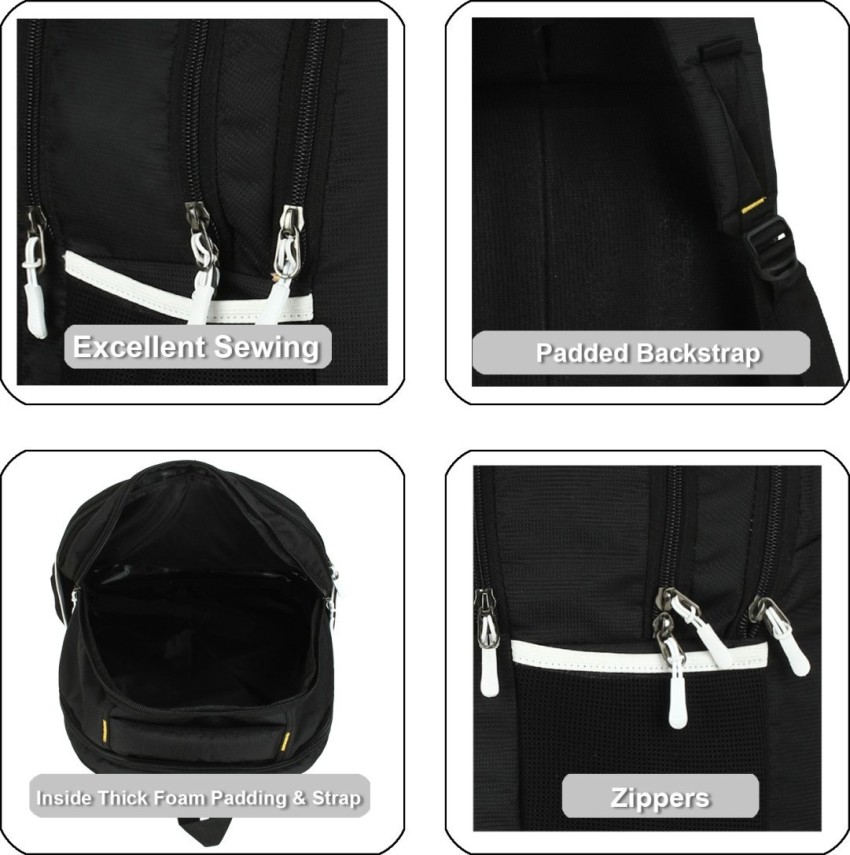 WILDER 25 L Black School Bag Waterproof School Bag