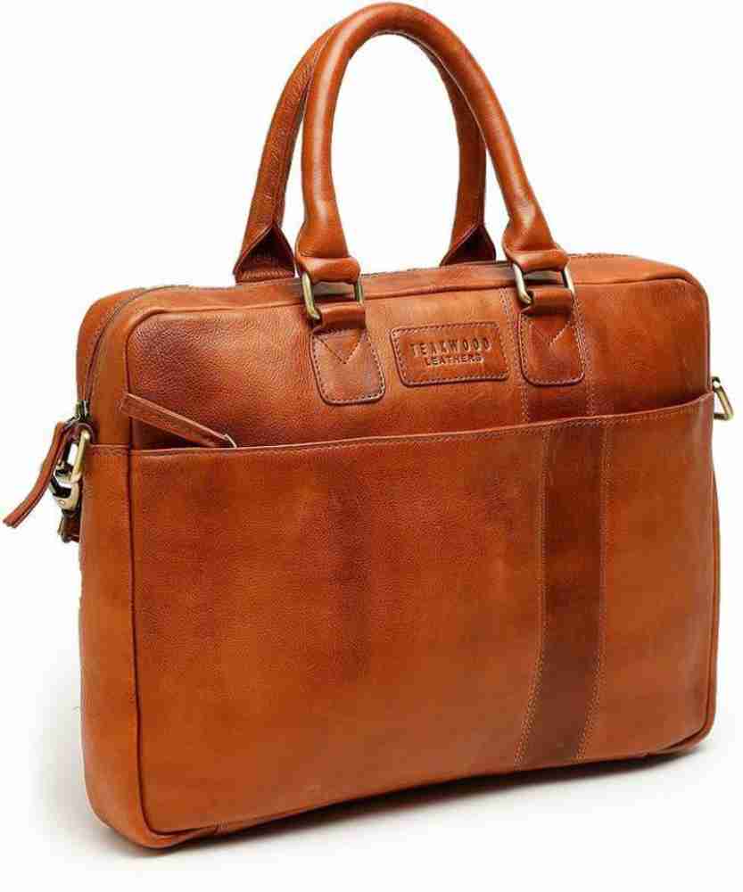 Teakwood leather deals laptop bags