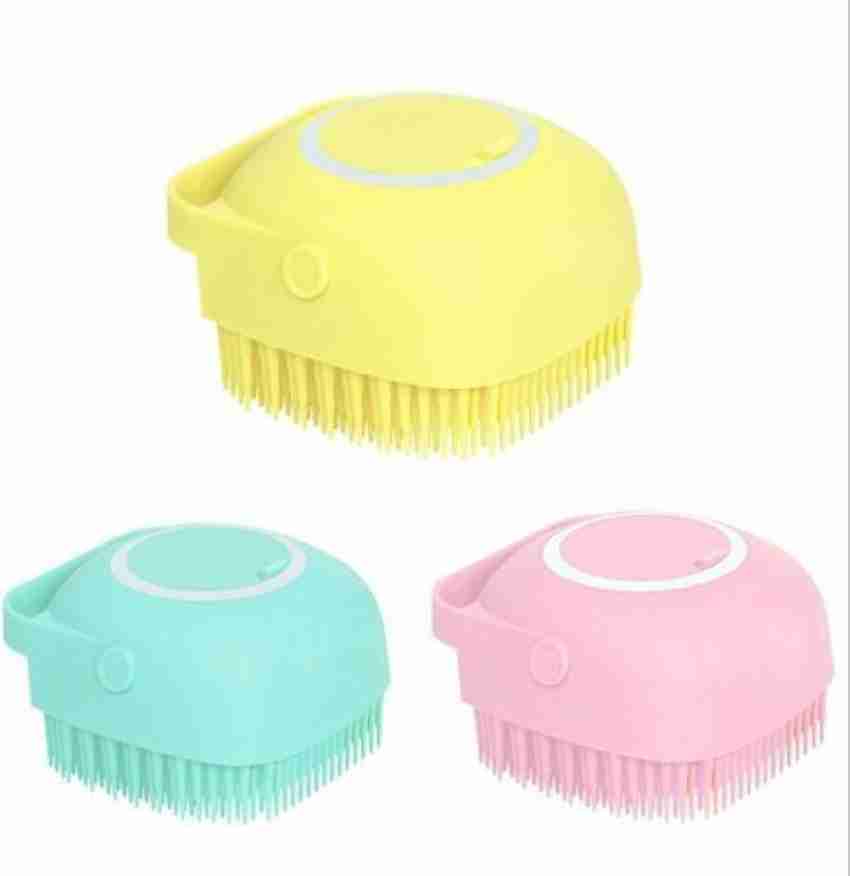 s.m.mart Silicone Massage bath brush (pack of 3) - Price in India, Buy  s.m.mart Silicone Massage bath brush (pack of 3) Online In India, Reviews,  Ratings & Features | Flipkart.com