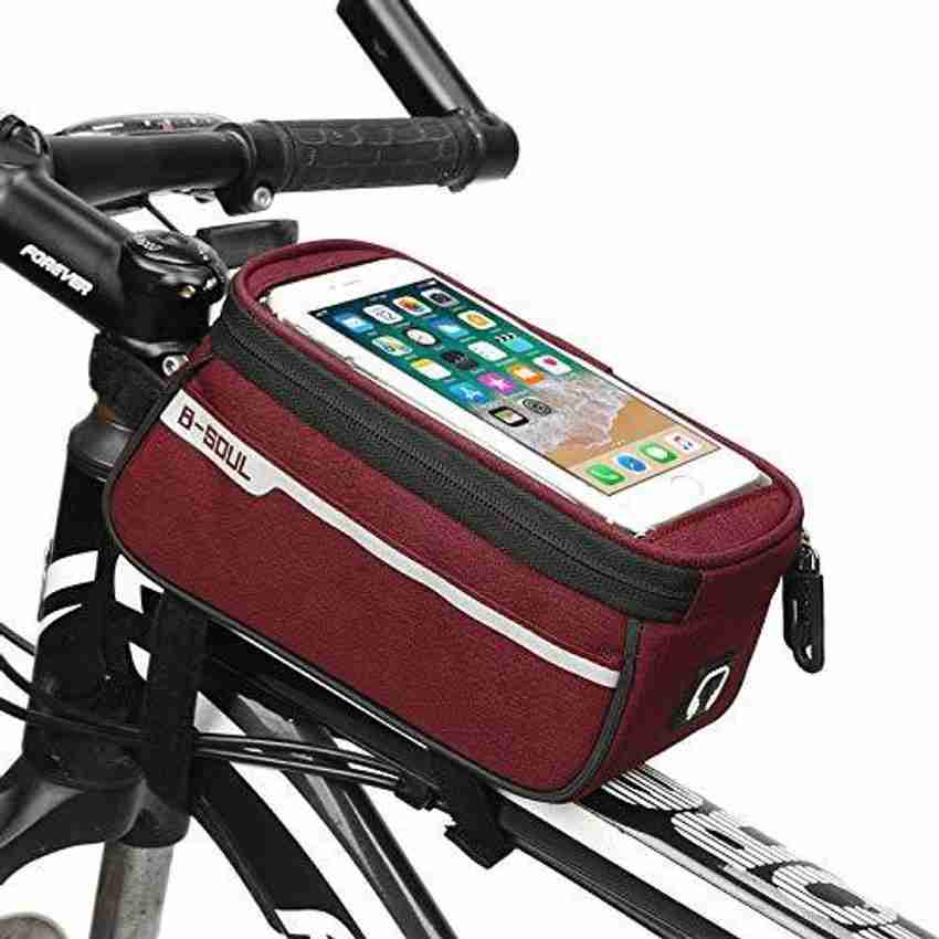 KRAPTICK Waterproof Cycle Bike Front Frame Bag for Mobile Phone Bicycle Phone Holder Price in India Buy KRAPTICK Waterproof Cycle Bike Front Frame Bag for Mobile Phone Bicycle Phone Holder online at F...