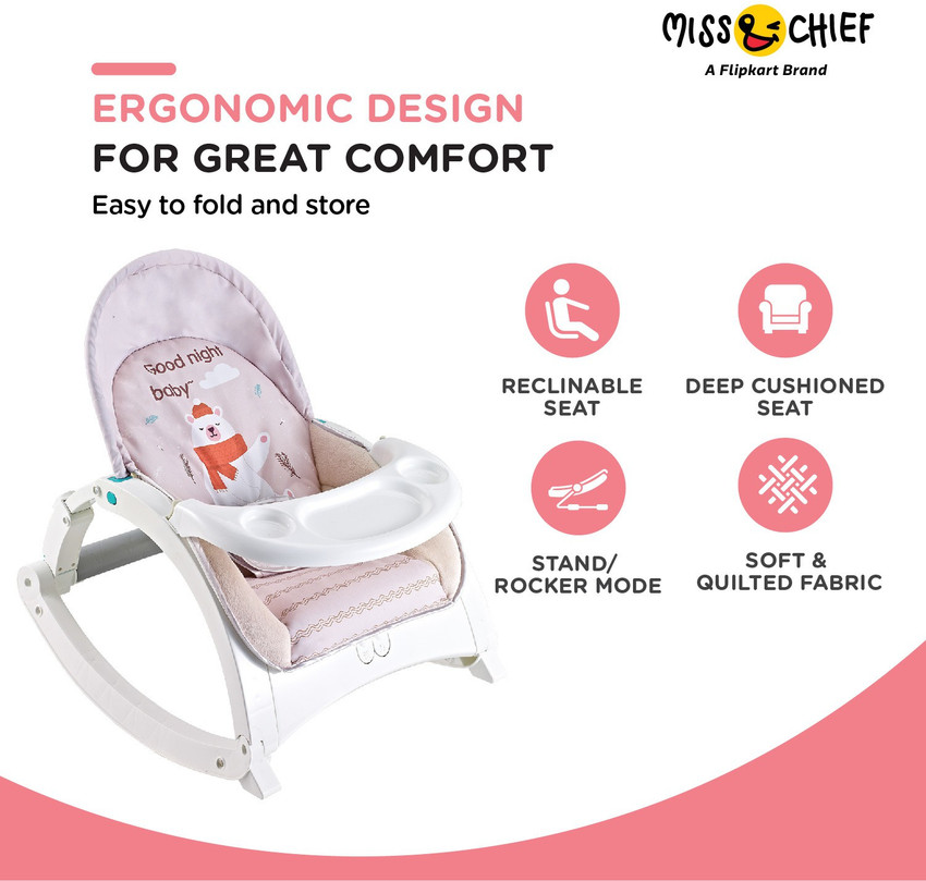 Miss Chief by Flipkart Portable Plastic Vibration Rocker and