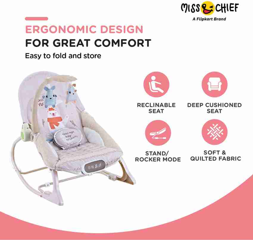 Miss Chief by Flipkart Metal Music Vibration Rocker and Bouncer