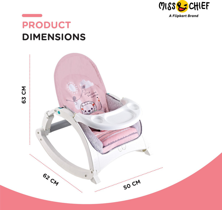 Miss Chief by Flipkart Portable Plastic Vibration Rocker and Bouncer
