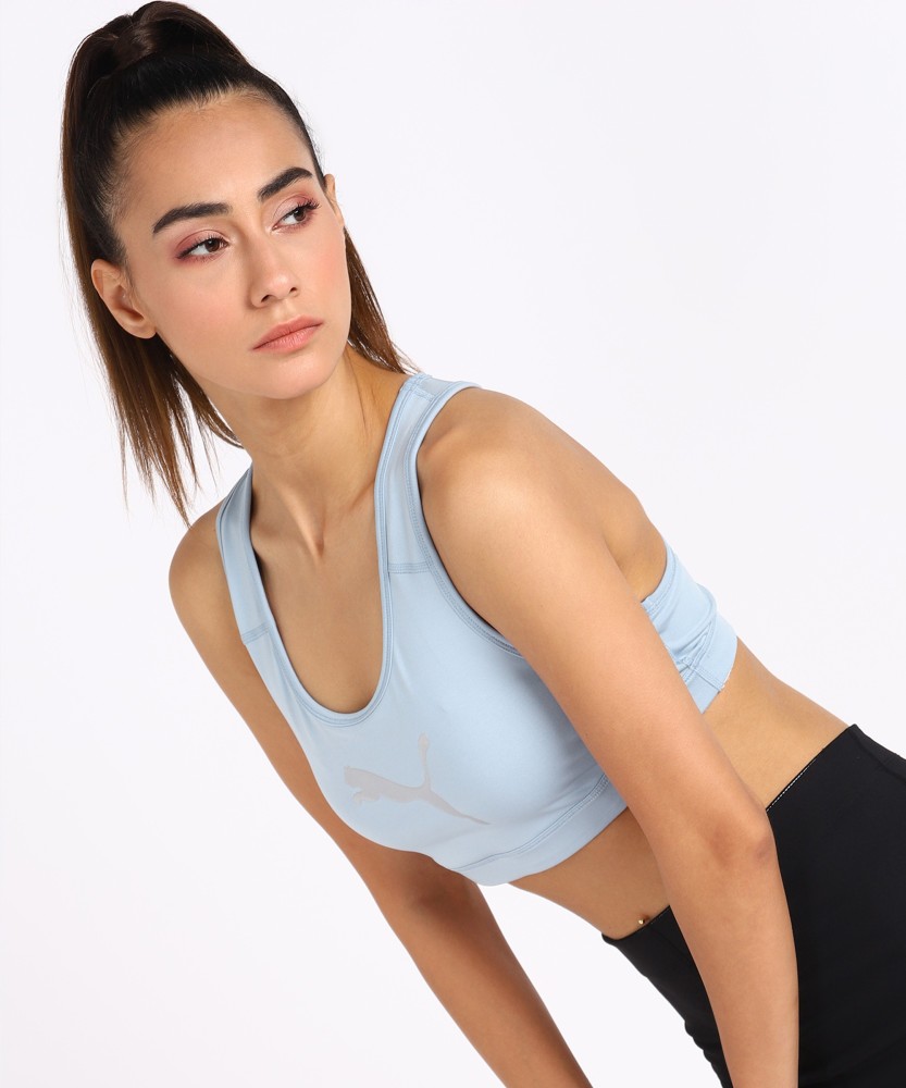 Mid Impact 4Keeps Sports Bras Women - Dark Blue