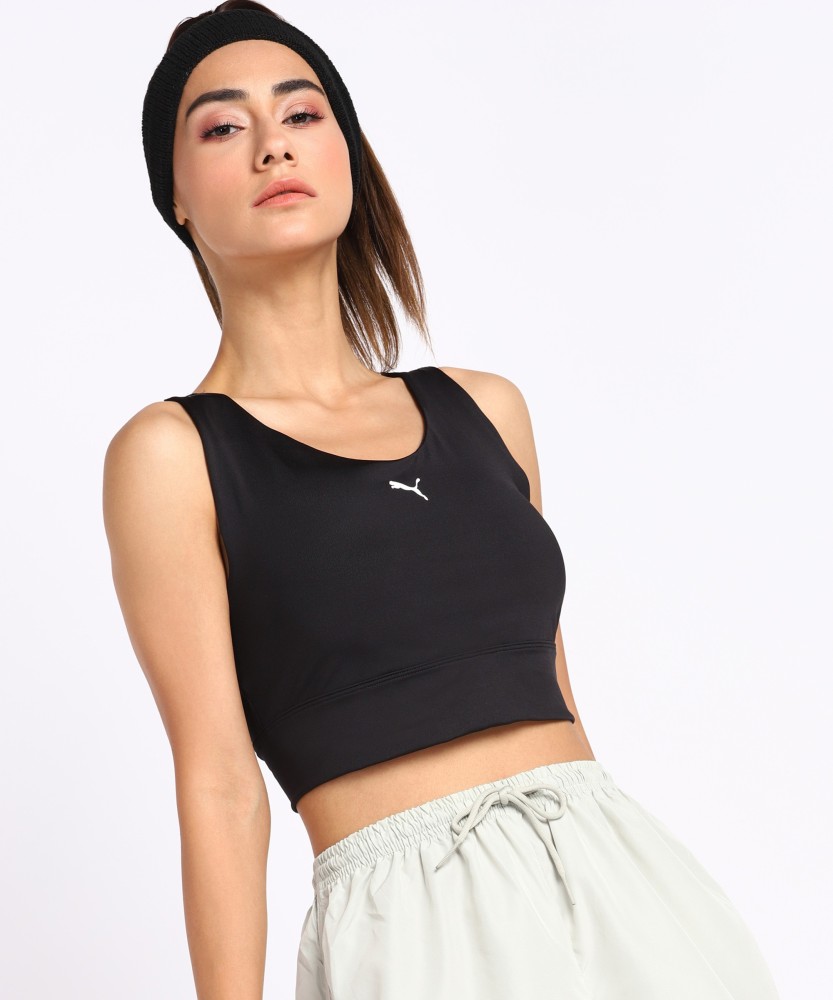 PUMA All-In Long Line Women Sports Lightly Padded Bra - Buy PUMA All-In  Long Line Women Sports Lightly Padded Bra Online at Best Prices in India