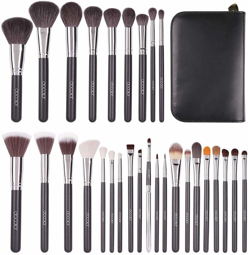 Docolor Pro - 29 Pieces Professional Book Makeup Brush Set