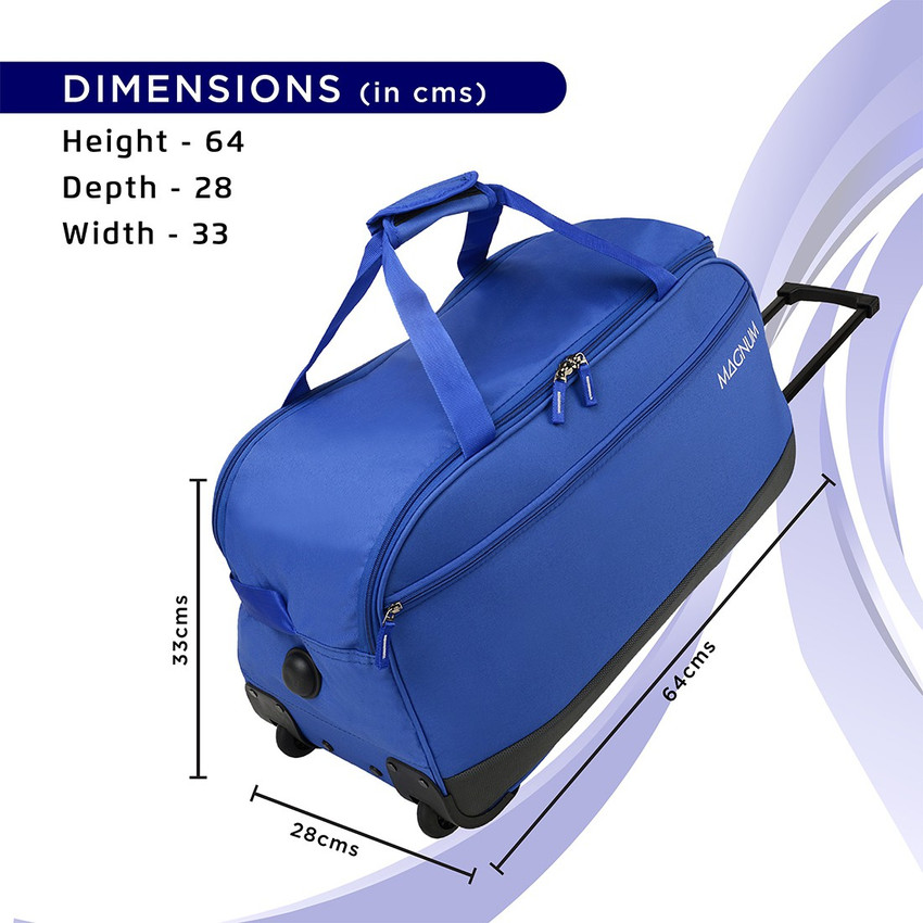 Safari magnum shop duffle trolley bags