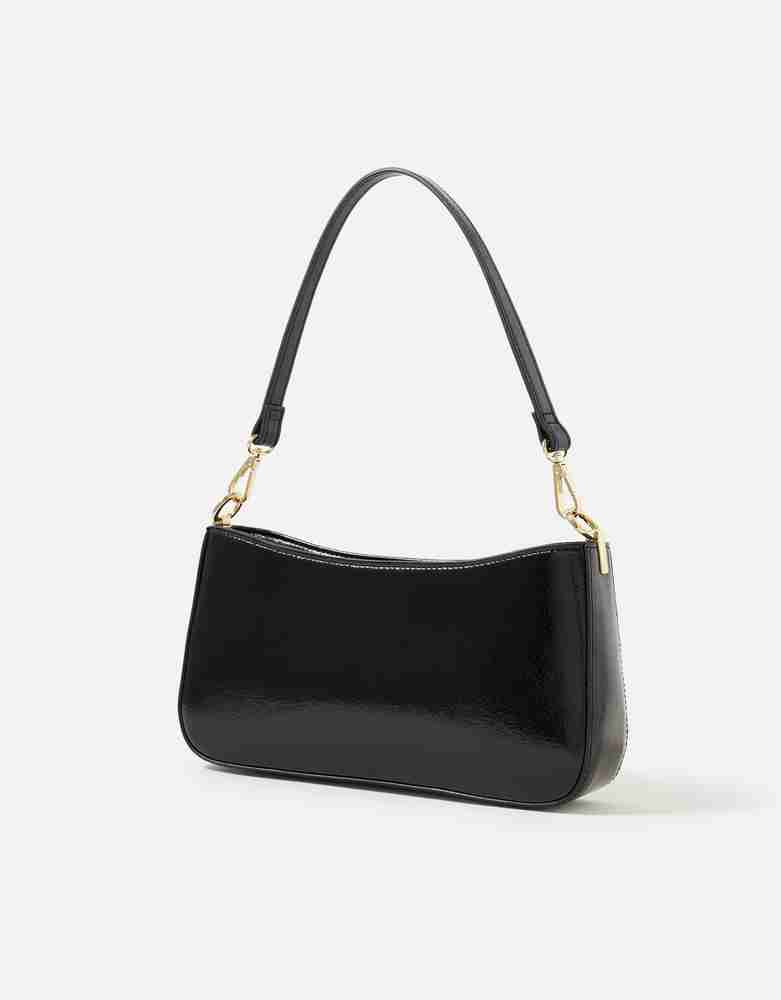 Buy ACCESSORIZE LONDON Women Black Shoulder Bag BLACK Online Best Price in India Flipkart